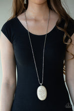 Load image into Gallery viewer, Paparazzi 🔆 Stone Stampede - White Necklace
