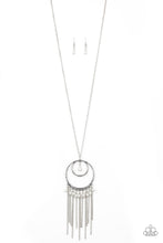 Load image into Gallery viewer, oak-sisters-jewelry-out-of-bounds-shimmer-white-necklace-paparazzi-accessories-by-lisa

