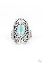 Load image into Gallery viewer, oak-sisters-jewelry-gleam-big-blue-ring-paparazzi-accessories-by-lisa
