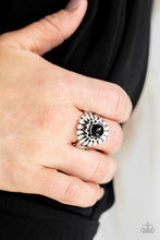 Load image into Gallery viewer, Paparazzi 🔆 Poppy Pep - Black Ring
