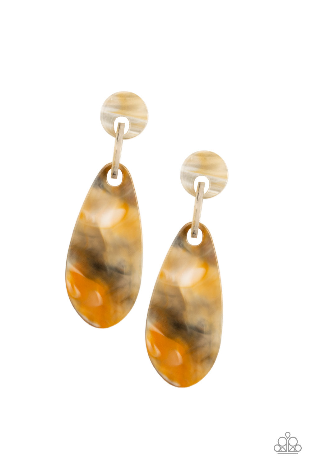 oak-sisters-jewelry-a-haute-commodity-yellow-post earrings-paparazzi-accessories-by-lisa