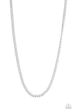 oak-sisters-jewelry-first-rule-of-fight-club-silver-mens necklace-paparazzi-accessories-by-lisa