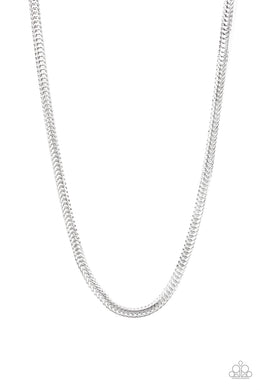 oak-sisters-jewelry-knockout-king-silver-mens necklace-paparazzi-accessories-by-lisa