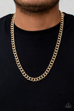 Load image into Gallery viewer, Paparazzi 🔆 Full Court - Gold Mens Necklace

