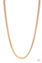 Load image into Gallery viewer, oak-sisters-jewelry-knockout-king-gold-mens necklace-paparazzi-accessories-by-lisa
