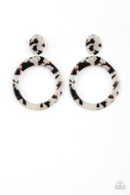 Load image into Gallery viewer, oak-sisters-jewelry-fish-out-of-water-white-post earrings-paparazzi-accessories-by-lisa
