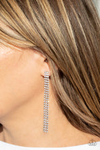 Load image into Gallery viewer, Paparazzi 🔆 Stellar Starlight - White Post Earrings
