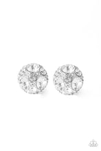 Load image into Gallery viewer, oak-sisters-jewelry-diamond-daze-white-post earrings-paparazzi-accessories-by-lisa
