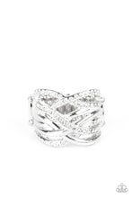 Load image into Gallery viewer, oak-sisters-jewelry-high-rollin-white-ring-paparazzi-accessories-by-lisa
