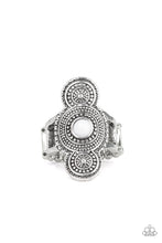 Load image into Gallery viewer, oak-sisters-jewelry-desert-mandalas-white-ring-paparazzi-accessories-by-lisa
