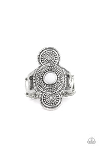 oak-sisters-jewelry-desert-mandalas-white-ring-paparazzi-accessories-by-lisa