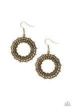 Load image into Gallery viewer, oak-sisters-jewelry-girl-of-your-gleams-brass-earrings-paparazzi-accessories-by-lisa

