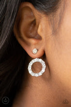 Load image into Gallery viewer, Paparazzi 🔆 Diamond Halo - White Post Earrings
