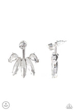Load image into Gallery viewer, oak-sisters-jewelry-stunningly-striking-white-post earrings-paparazzi-accessories-by-lisa

