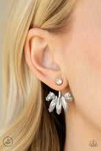 Load image into Gallery viewer, Paparazzi 🔆 Stunningly Striking - White Post Earrings
