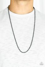 Load image into Gallery viewer, Paparazzi 🔆 Jump Street - Black Mens Necklace
