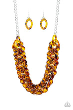 Load image into Gallery viewer, oak-sisters-jewelry-comin-in-haute-brown-necklace-paparazzi-accessories-by-lisa
