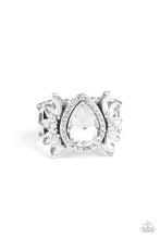 Load image into Gallery viewer, oak-sisters-jewelry-regal-regalia-white-ring-paparazzi-accessories-by-lisa
