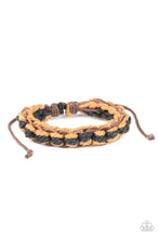 Load image into Gallery viewer, oak-sisters-jewelry-weave-it-to-me-brown-bracelet-paparazzi-accessories-by-lisa
