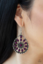 Load image into Gallery viewer, Paparazzi 🔆 Free To Roam - Purple Earrings

