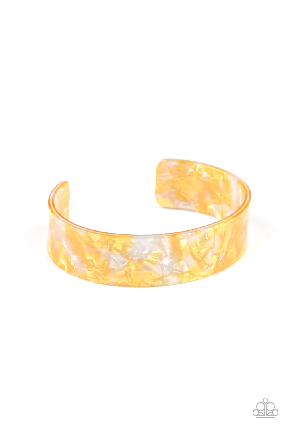 oak-sisters-jewelry-glaze-daze-yellow-bracelet-paparazzi-accessories-by-lisa