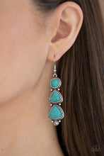 Load image into Gallery viewer, Paparazzi 🔆 New Frontier - Blue Earrings
