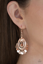 Load image into Gallery viewer, Paparazzi 🔆 Chime Chic - Rose Gold Earrings
