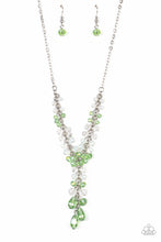 Load image into Gallery viewer, oak-sisters-jewelry-iridescent-illumination-green-necklace-paparazzi-accessories-by-lisa
