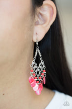Load image into Gallery viewer, Paparazzi 🔆 Shore Bait - Red Earrings

