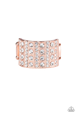 oak-sisters-jewelry-diamond-drama-copper-ring-paparazzi-accessories-by-lisa