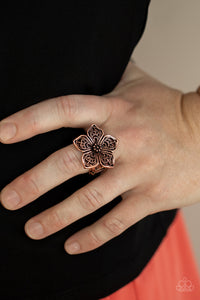 Paparazzi 🔆 Full Bloom Fancy - Copper Ring