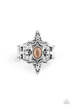 Load image into Gallery viewer, oak-sisters-jewelry-fleur-de-fancy-brown-ring-paparazzi-accessories-by-lisa
