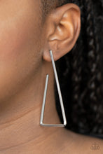 Load image into Gallery viewer, Paparazzi 🔆 Go Ahead and TRI - Silver Earrings
