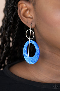 Paparazzi 🔆 Stellar Stylist - Blue Post Earrings