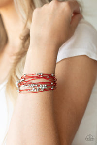 Paparazzi 🔆Star-Studded Affair - Red Bracelet