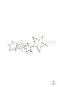 Paparazzi 🔆 From STAR To Finish - White Hair Clip