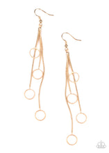 Load image into Gallery viewer, oak-sisters-jewelry-full-swing-shimmer-gold-earrings-paparazzi-accessories-by-lisa
