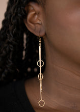 Load image into Gallery viewer, Paparazzi 🔆 Full Swing Shimmer - Gold Earrings
