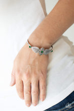Load image into Gallery viewer, Paparazzi 🔆 Flourishing Fashion - Green Bracelet
