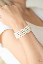 Load image into Gallery viewer, Paparazzi 🔆 Stacked To The Top - White Bracelet
