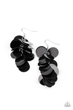 Load image into Gallery viewer, oak-sisters-jewelry-now-you-sequin-it-black-earrings-paparazzi-accessories-by-lisa
