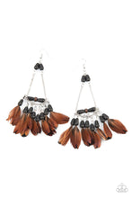 Load image into Gallery viewer, oak-sisters-jewelry-haute-hawk-black-earrings-paparazzi-accessories-by-lisa
