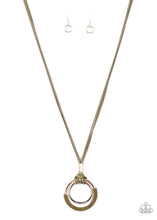Load image into Gallery viewer, oak-sisters-jewelry-elliptical-essence-green-necklace-paparazzi-accessories-by-lisa
