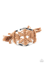 Load image into Gallery viewer, oak-sisters-jewelry-macrame-mode-brown-bracelet-paparazzi-accessories-by-lisa
