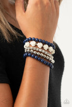 Load image into Gallery viewer, Paparazzi 🔆 Rose Garden Grandeur - Blue Bracelet
