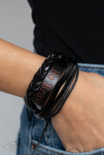 Load image into Gallery viewer, Paparazzi 🔆 Brave Soul - Black Bracelet
