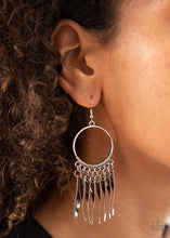 Load image into Gallery viewer, Paparazzi 🔆 Let GRIT Be! - Silver Earrings
