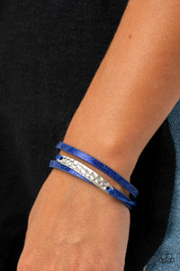 Paparazzi 🔆 High-Strung Style - Blue Bracelet