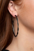 Load image into Gallery viewer, Paparazzi 🔆 Totally Throttled - Black Earrings
