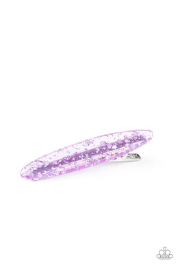 oak-sisters-jewelry-confetti-couture-purple-hair clip-paparazzi-accessories-by-lisa